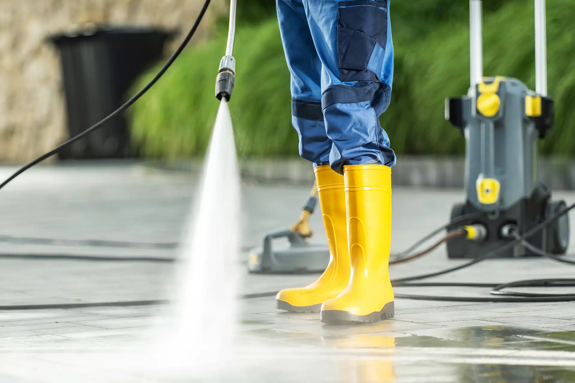 Pressure washing service