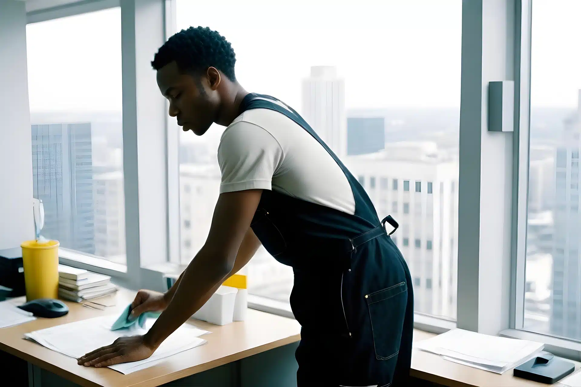 deep office cleaning